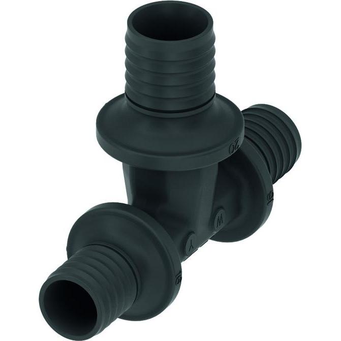 TECE, Zubehör Sanitärinstallation, TECEflex T-Stck reduziert 16 x 20 x 16 PPSU 730504