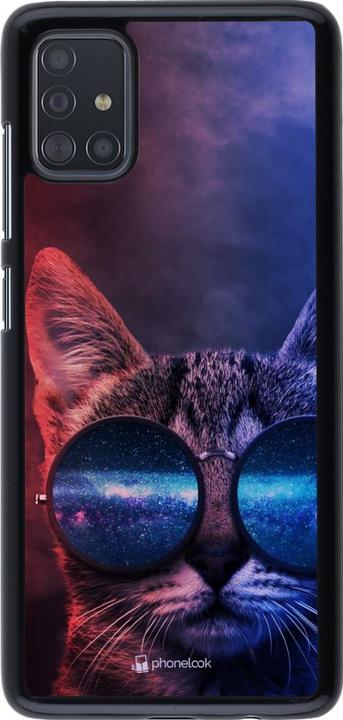 Produktbild PhoneLook Hülle Red Blue Cat Glasses (Samsung Galaxy A51)