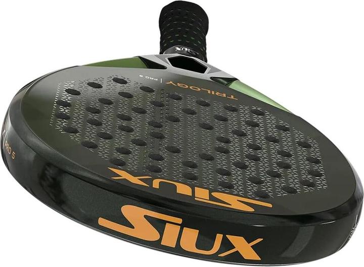 Actual product image Siux Paddelschläger Trilogy Pro 5 2025 Schwarz grün Kohlenstoff EVA