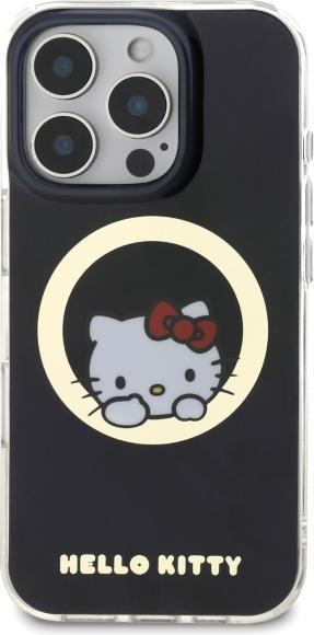 Immagine prodotto Hello Kitty HKHMP16XHSWKK Custodia rigida per iPhone 16 Pro Max 6,9" in pelle/nero IML Sweet Kitty Magsafe (Apple iPhone 16 Pro Max)