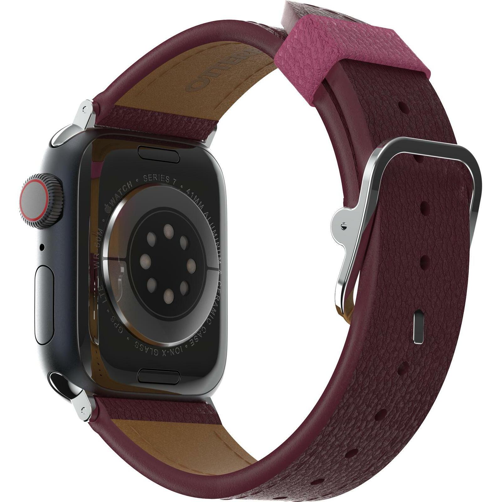 Thumbnail - OtterBox Symmetry Cactus Leather Watch Band für Apple Watch 9/8/7 41mm (40 mm, 38 mm, 41 mm, Veganes Leder, Watch Series...