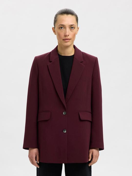 Actual product image Selected Femme Slfrita Ls Relaxed Blazer Mel Noos (40)