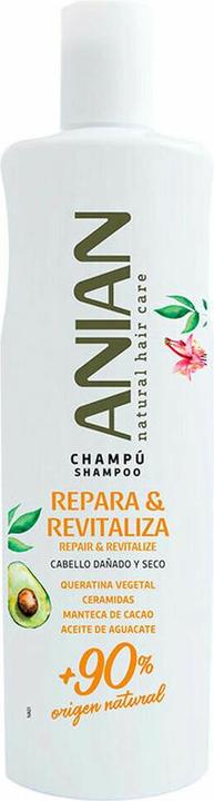 Produktbild Anian Repara y Revitaliza Champú Queratina Vegetal 400ml (400 ml, Flüssiges Shampoo)