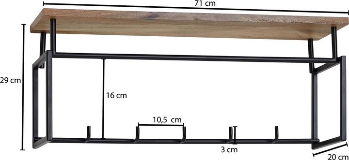 Produktbild Wohnling Wandgarderobe
