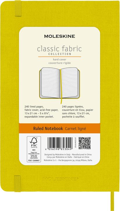 Actual product image Moleskine COLOR - notebooks (13 x 21 cm, Lined)