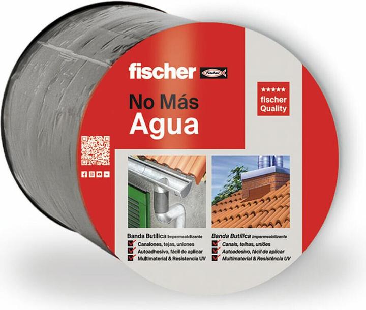 Fischer Ruban adhésif étanche en butyle, autocollant (100 mm)