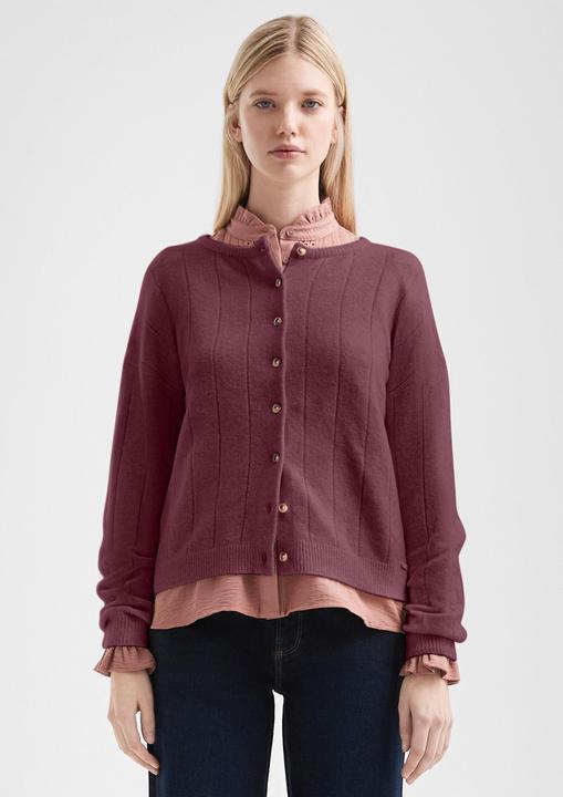 Produktbild s.Oliver Strickjacke Weicher Cardigan mit überschnittenen Schultern (L)
