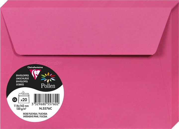 Produktbild Clairefontaine Briefumschlag (114 x 162 mm, 20 x)