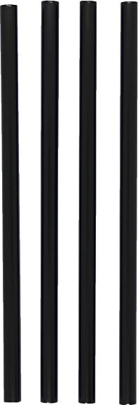 Image du produit No Name Pailles en PP, 125x6.5mm (400 x)