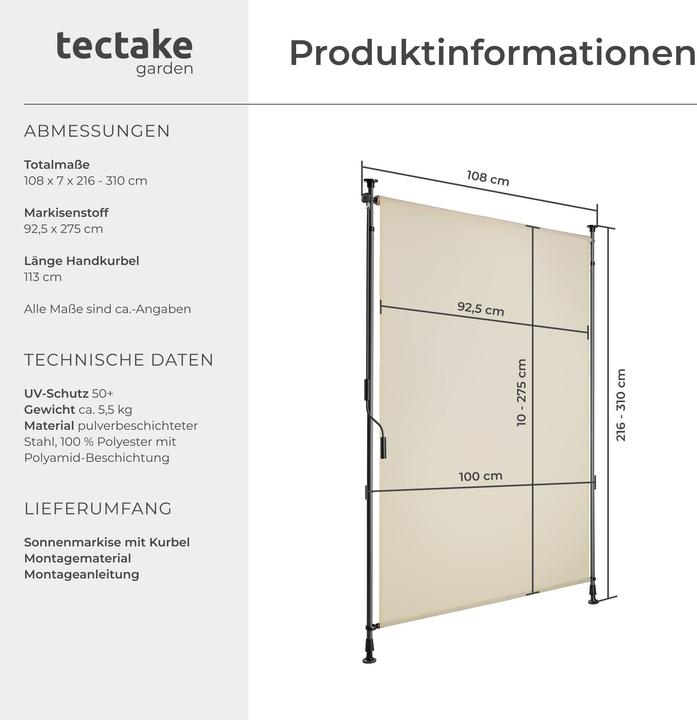 Image du produit tectake Taija (1.08 m)