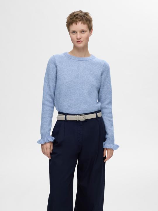 Produktbild Selected Femme Rüschenärmel Strickpullover (XS)