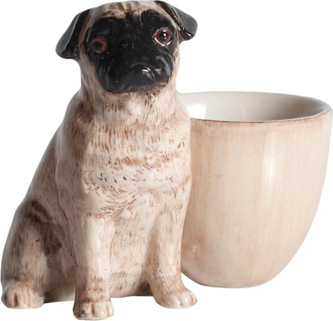 Produktbild Quail Ceramics Eierbecher Mops beige (1x)