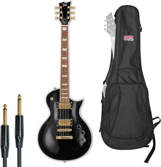 ESP LTD EC-256BLK E-Gitarre mit Gator Gig Bag (E-Gitarre, Jatoba, Mahagoni)