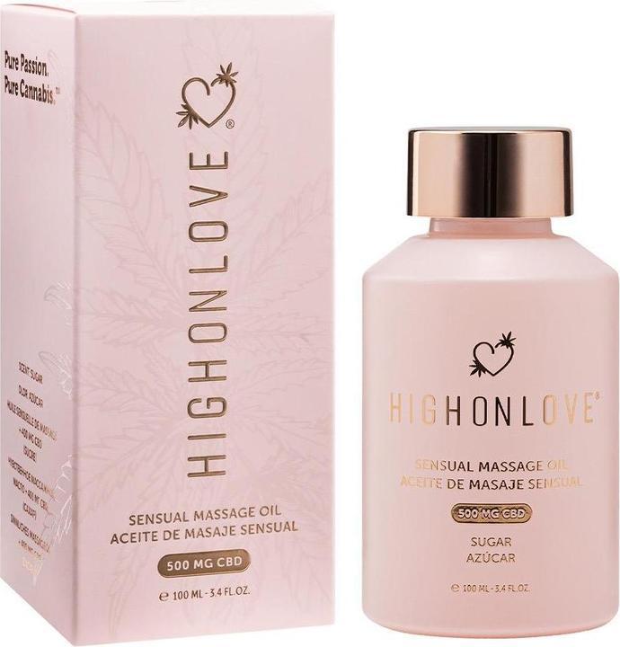 Actual product image High on Love CBD Sensual Massage Oil Sugar High 100 ml (100 ml)