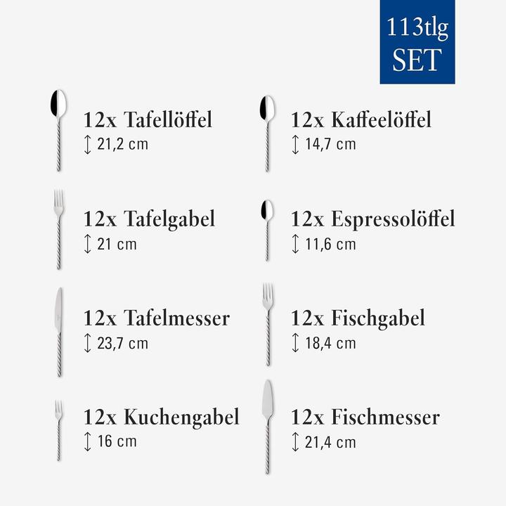 Immagine prodotto Villeroy & Boch Montauk (113 pz., Set di posate)