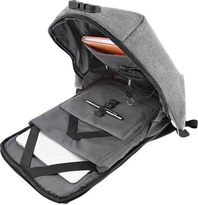 Actual product image Tellur 15.6 Notebook Backpack Antitheft V2, USB port, grey