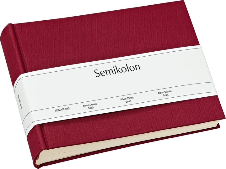 Image du produit Semikolon Fotoalbum Classic Medium 21.6 cm x 16 cm Bordeaux (10 x 15 cm, 9 x 13 cm)