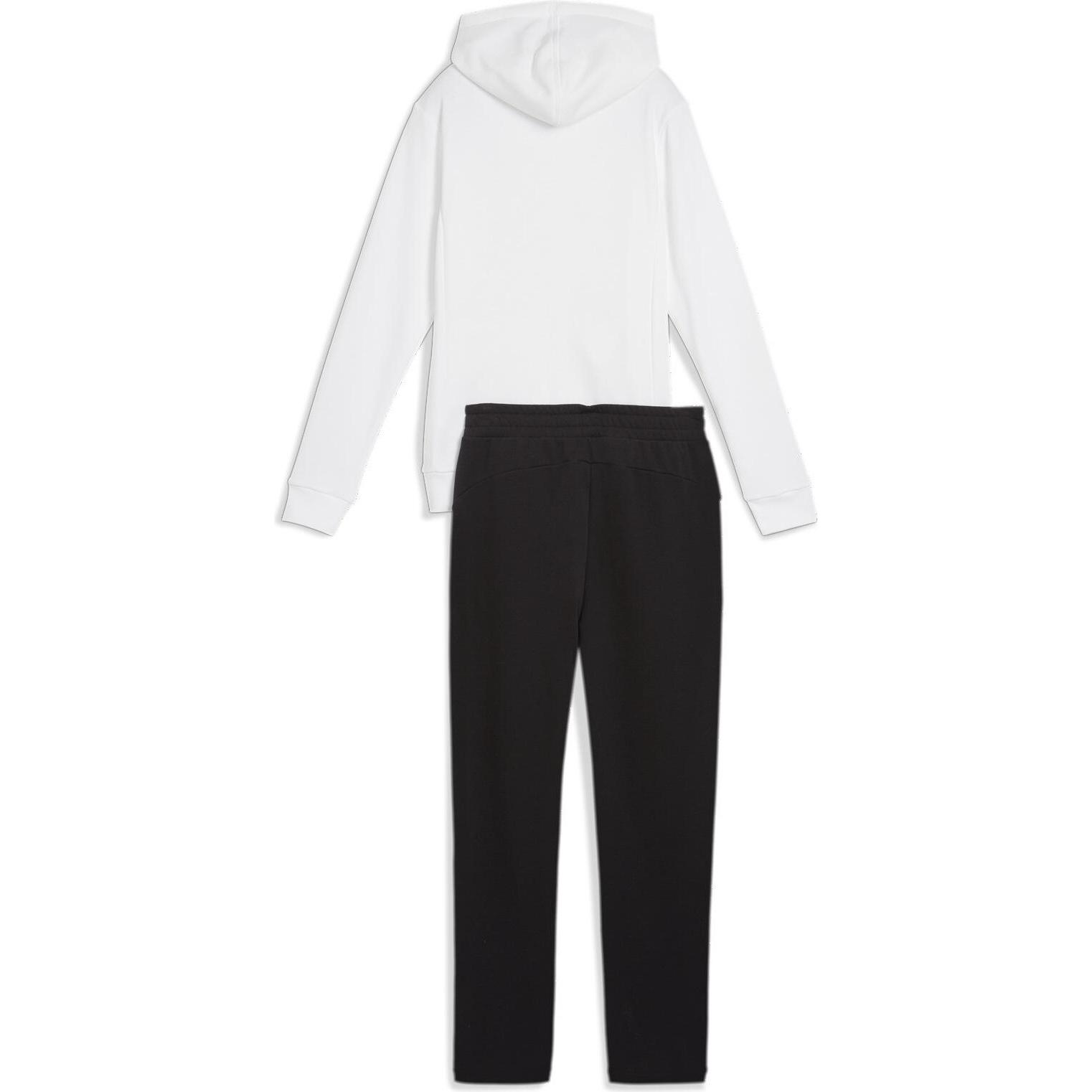 Thumbnail - Puma, Damen, Laufjacke, Metallic Hooded Sweat Suit TR op (XS), Silber, XS