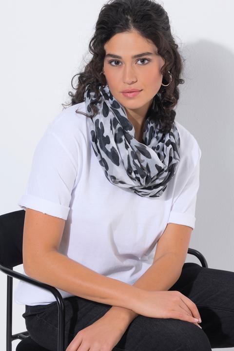Immagine prodotto Ulla Popken Sciarpa ad anello con design leopardato