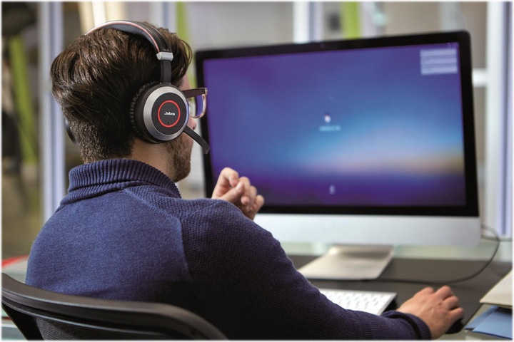 Actual product image Jabra Evolve 80 (Cable, USB-A)