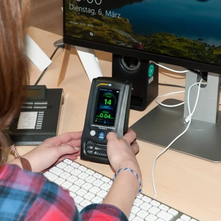 Actual product image PCE Instruments dust measuring device particle collector