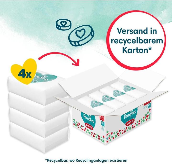 Produktbild Pampers Harmonie Pants (Gr. 4, Monatsbox, 168 Stück)