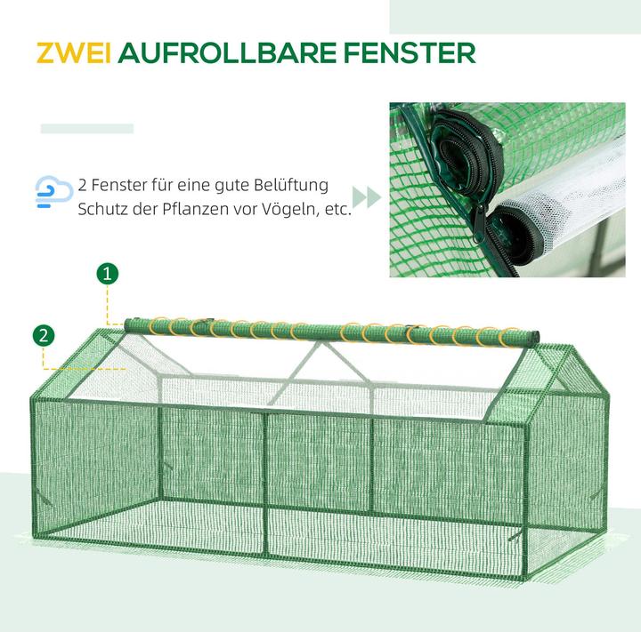 Produktbild Outsunny Gewächshaus mit Eisenrohr