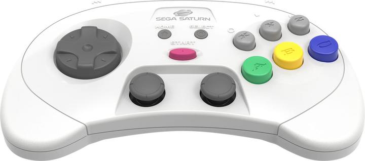 Actual product image retro-bit - SEGA Saturn PRO Controller - White
