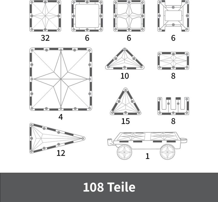 Image du produit Mntl Magnetic Tiles Pastel Pack