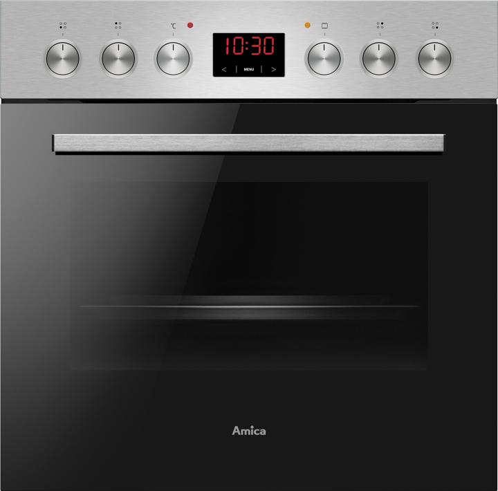 Image du produit Amica Ensemble de cuisine avec plaque de cuisson vitrocéramique à induction avec fonction booster