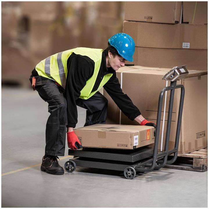 Immagine prodotto Steinberg Bilancia a piattaforma - 600 kg / 100 g - con ruote - display LED