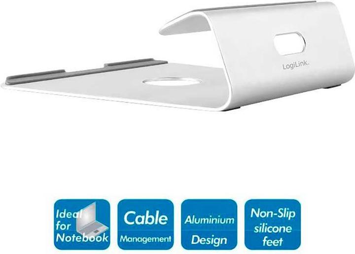Actual product image LogiLink Notebook aluminium stand 11-15", max. 5kg