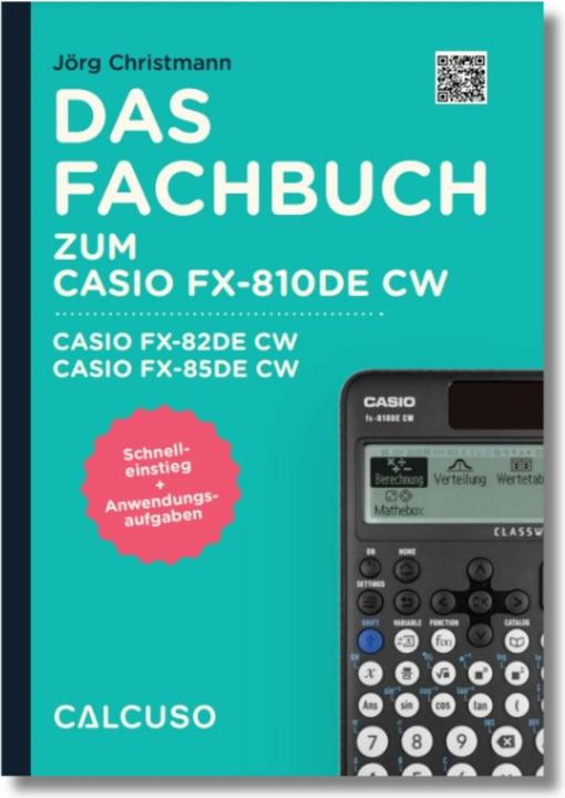 Produktbild Fachbuch zum Taschenrechner Casio FX-810DE CW, Casio FX-82DE CW, Casio FX-85DE CW