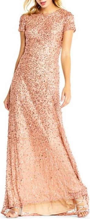 Image du produit Adrianna Papell Robe à Paillettes Complète (38)