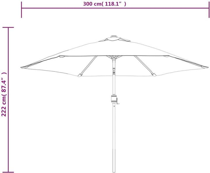 Immagine prodotto vidaXL Jianna (2.22 m)