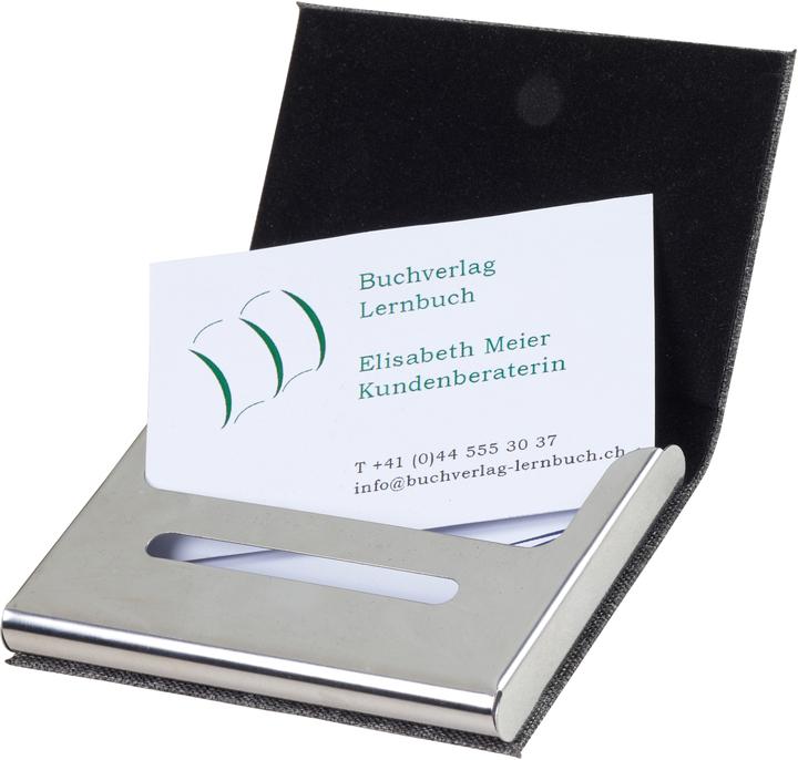 Produktbild Kolma Visitenkartenhalter RPET grau (9.5 x 6 cm)