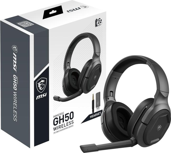 Produktbild MSI Immerse GH50 Wireless GAMING Headset (Kabelgebunden)