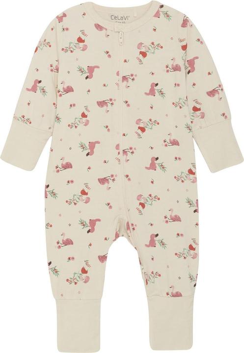 Produktbild CeLaVi Bambus Strampler langarm Powder (80)