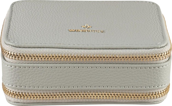 Actual product image Windrose 803970.07 - Jewellery case S with zip Aurora light grey