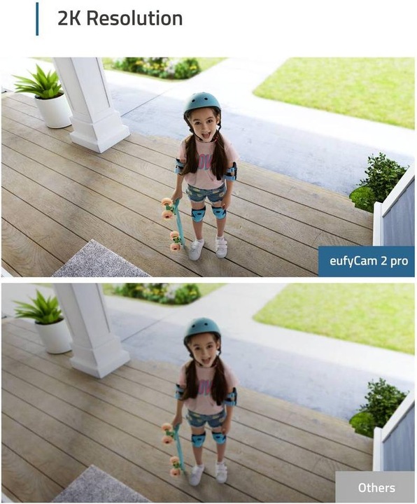 Actual product image eufy eufyCam 2 Pro Set of 2 (2304 x 1296 Pixels)