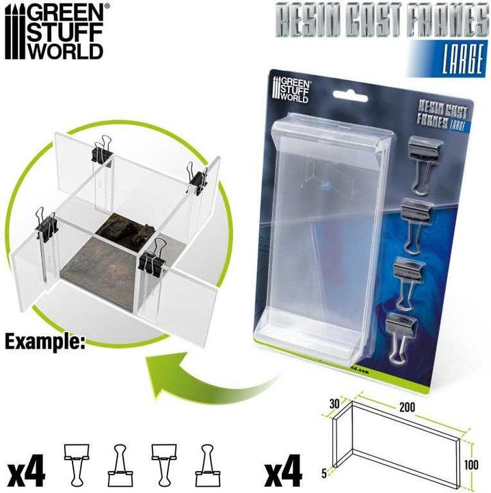 Actual product image Green Stuff World Resin Cast Frames - Large