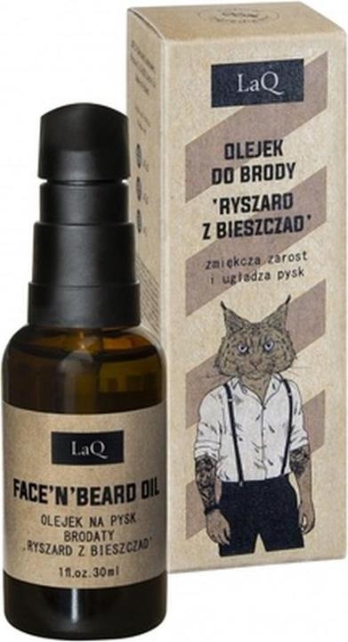 Image du produit LaQ L'huile de barbe adoucit les poils du visage et lisse les muqueuses Ryszard des Bieszczady Mountains (30 ml)
