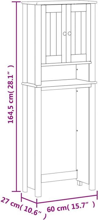 Produktbild vidaXL Toilettenschrank