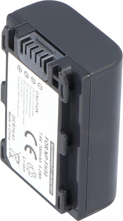 Actual product image AccuCell Sony NP-FH50 battery, H-series (Camera battery)