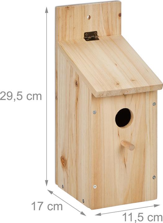 Actual product image Relaxdays 2x birdhouse