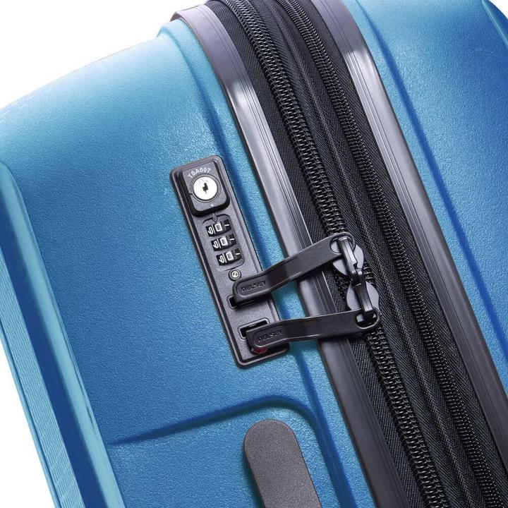 Produktbild Delsey Walizka BELMONT PLUS 76cm 4 DOUBLE WHEELS EXPANDABLE TROLLEY CASE NIEBIESKI CYJAN (120 l)