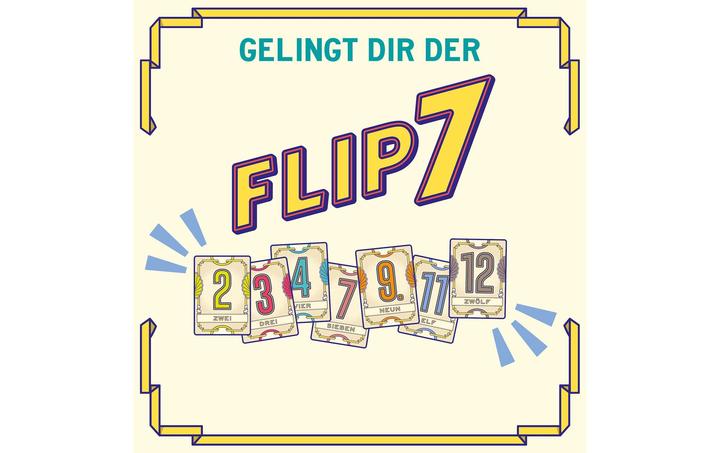 Actual product image Kosmos Flip 7 (German, 3 - 18 Players)