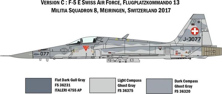 Actual product image Italeri MIG 29A Fulcrum