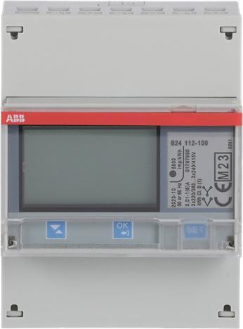 Produktbild ABB Messwandlerzähler B24 112-100 Stahl