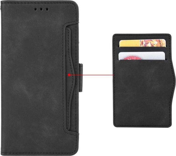 Produktbild Cover-Discount Xiaomi Redmi 12 - Etui viele Kartenfächer schwarz (Xiaomi Redmi 12)